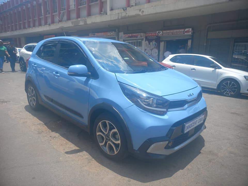 2022 KIA PICANTO 1.2 XLINE PETROL ENGINE, AUTOMATIC TRANSMISSION, SKY BLUE COLOUR, 20000KM