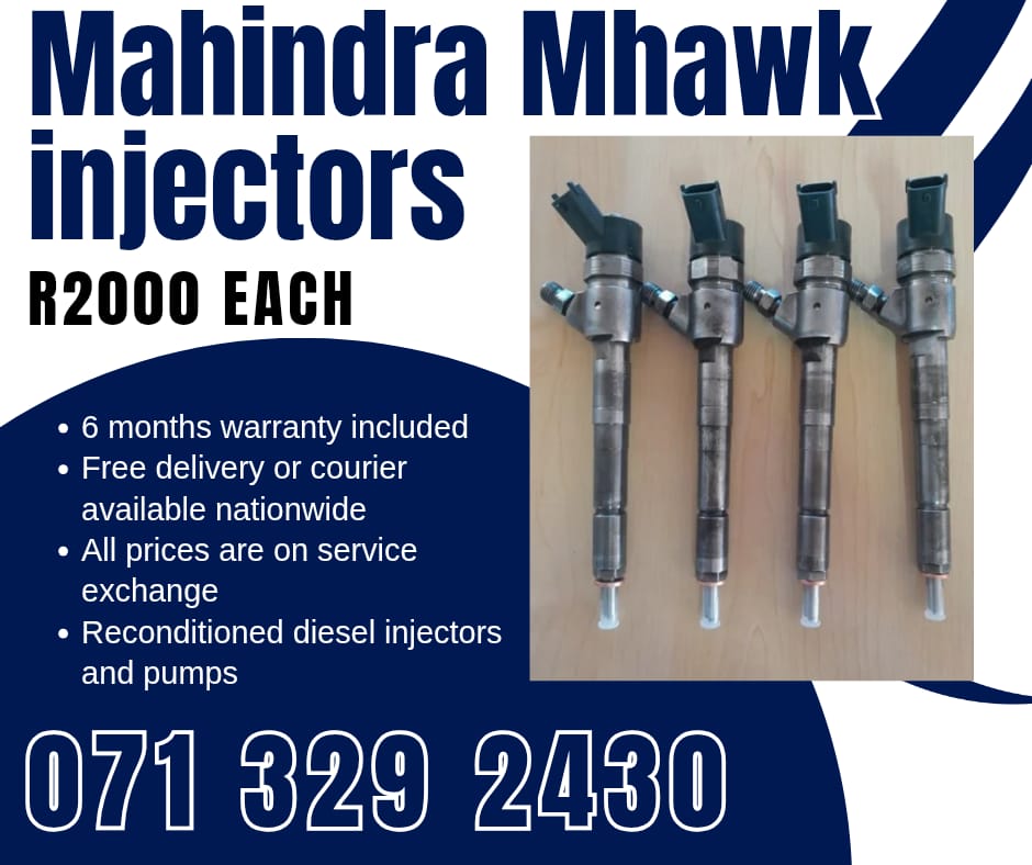 MAHINDRA MHAWK INJECTORS FOR SALE - Private Seller MAHINDRA MHAWK INJECTORS FOR SALE - Private Seller