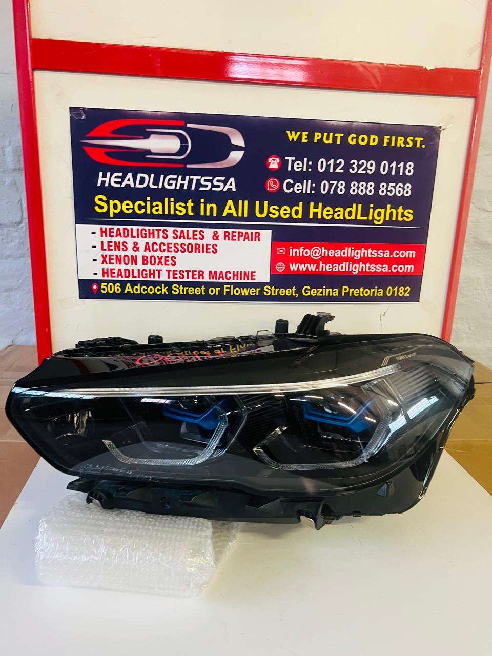 BMW X5 G05/ X6 G06 left side Full LED Laser adaptive headlight (smoke) - Private Seller