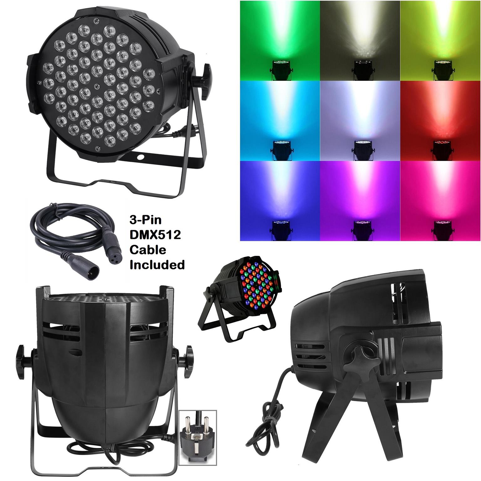 Professional Disco Stage DJ Party Wash LED Light DMX512 PARCAN RGBWA. Brand NEW