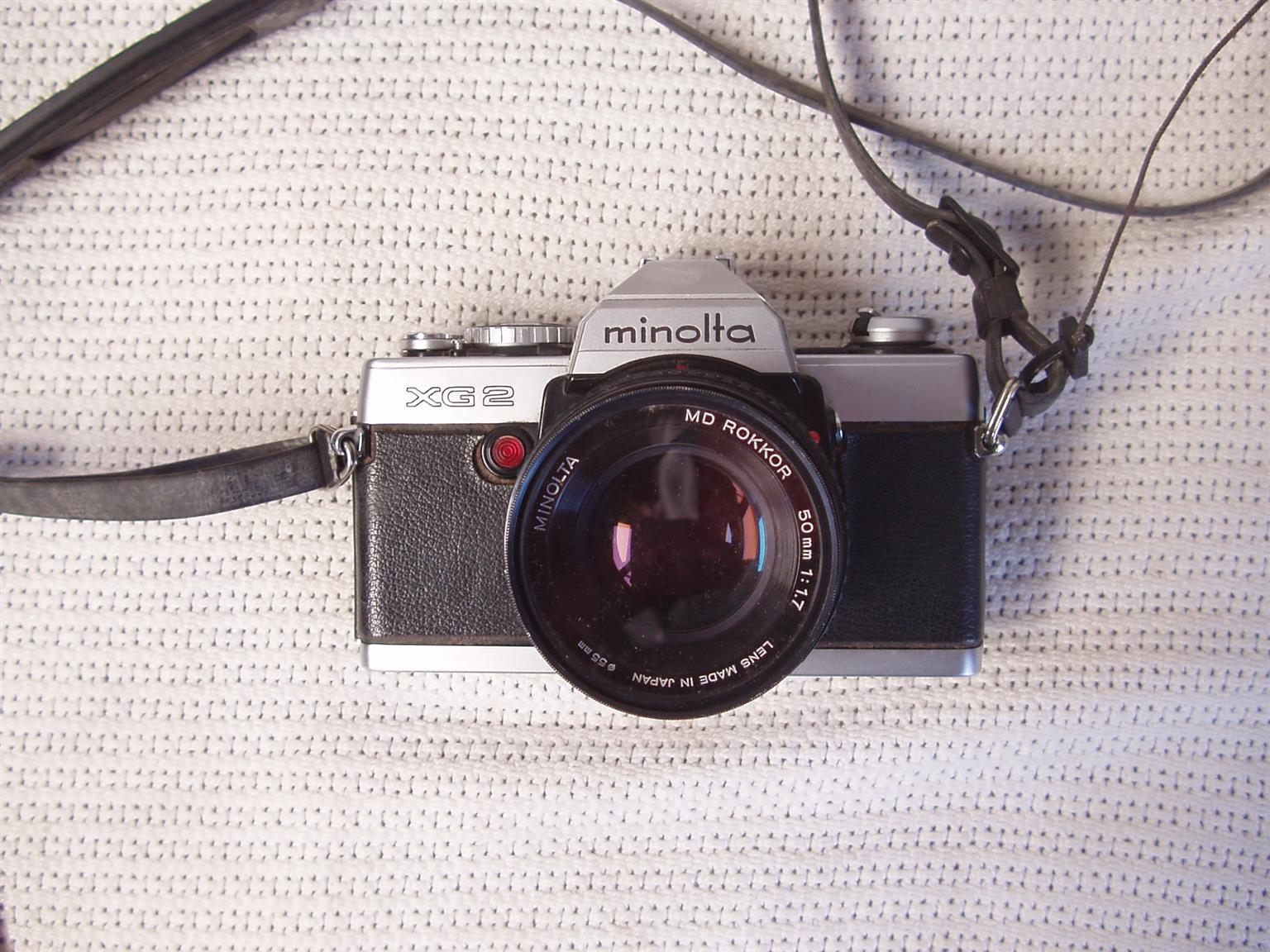 Minolta XG 2 Film Camera with Minolta Rokkor 50mm - in excellent condition 