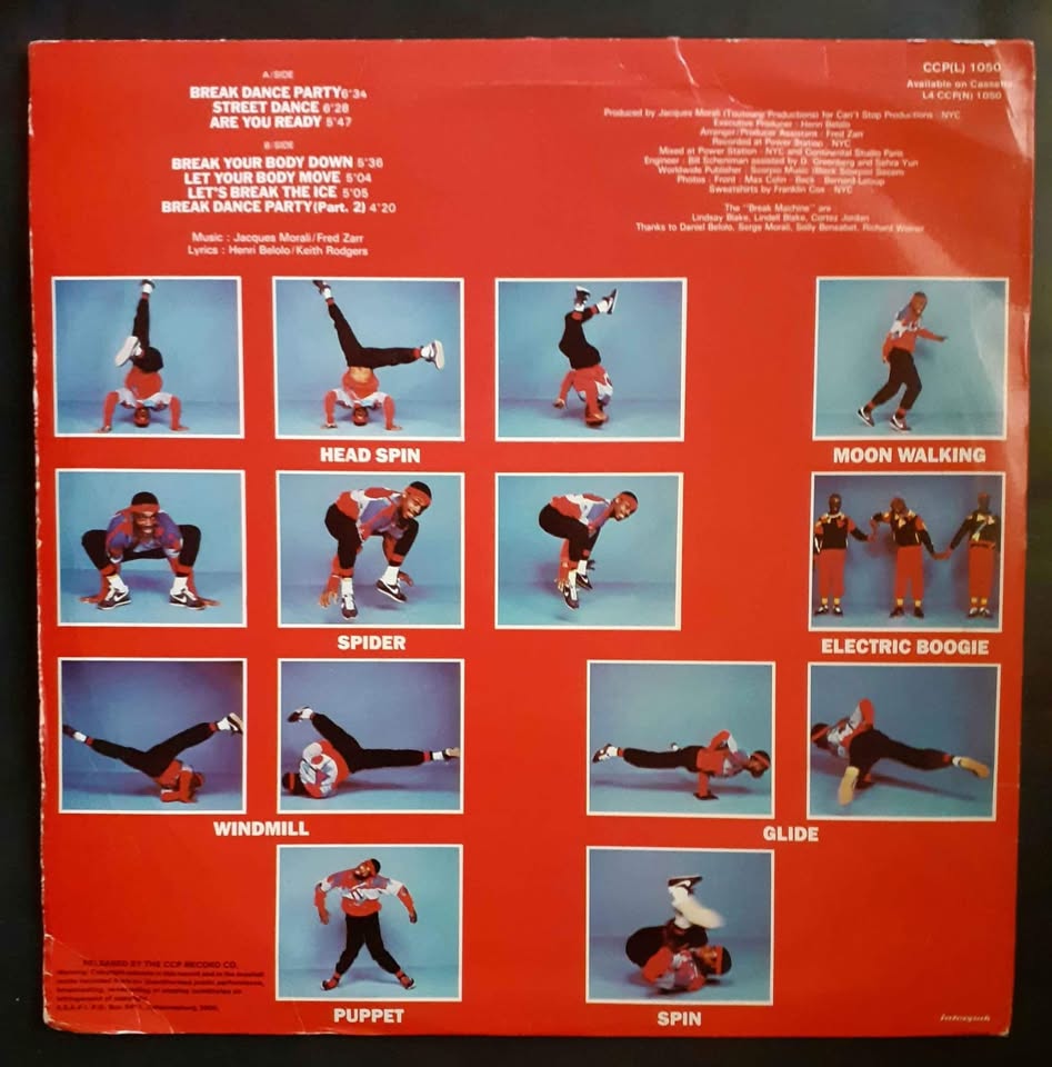 Break Machine - Break Dance Party LP Record