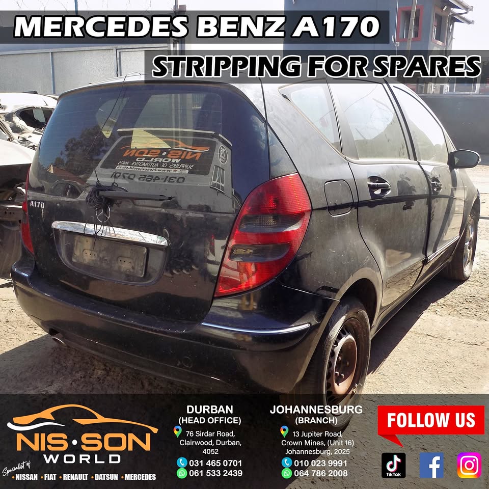 Mercedes Benz A170 Stripping For Spares Mercedes Benz A170 Stripping For Spares