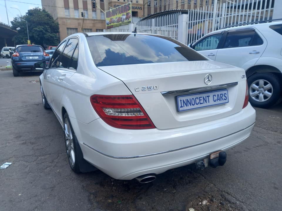 2014 MERCEDES BENZ C250 CDI DIESEL, AUTOMATIC TRANSMISSION, WHITE COLOUR,