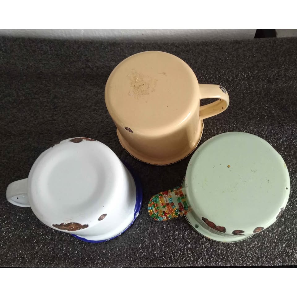Three Enamel Mug