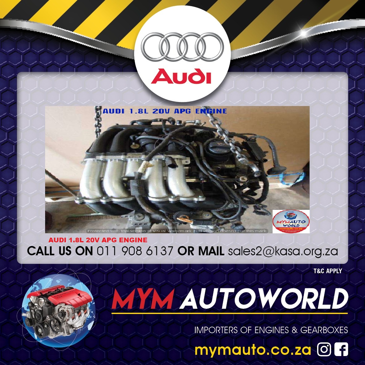 AUDI 1.8 20V APG ENGINE FOR SALE - Private Seller AUDI 1.8 20V APG ENGINE FOR SALE - Private Seller