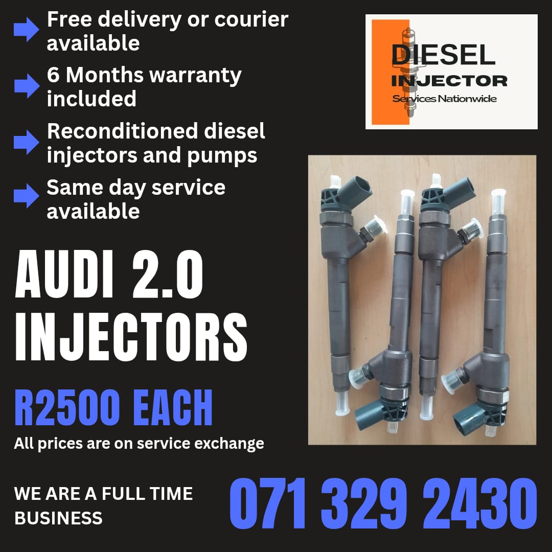 AUDI 2.0 INJECTORS FOR SALE WITH WARRANTY INCLUDED - Private Seller AUDI 2.0 INJECTORS FOR SALE WITH WARRANTY INCLUDED - Private Seller