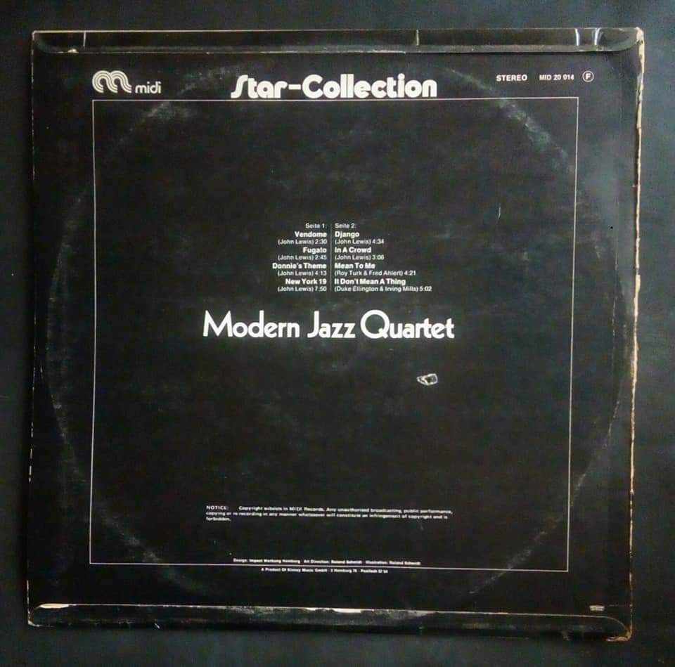 Modern Jazz Quartet - Star-Collection LP Record