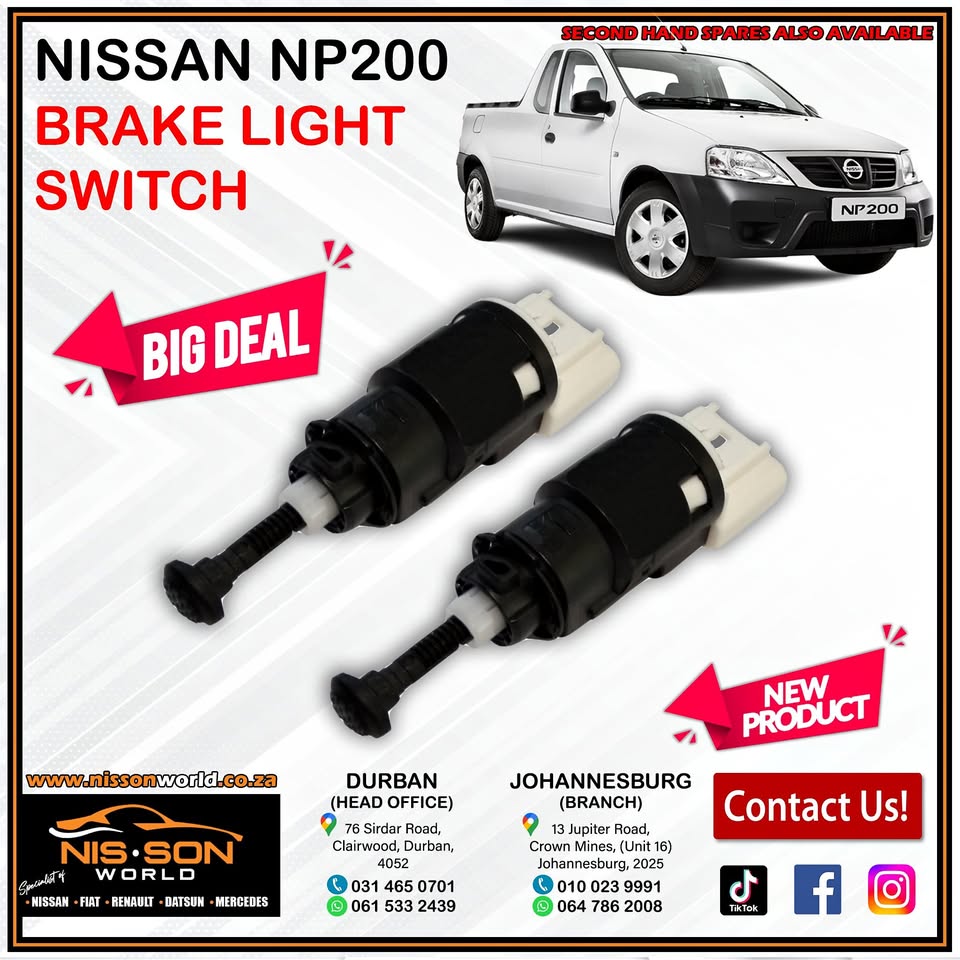 NISSAN NP200 BRAKE LIGHT SWITCH