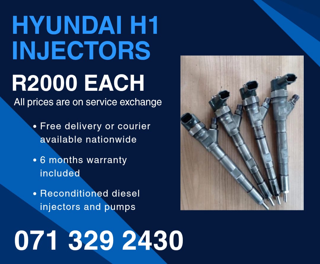 HYUNDAI H1 INJECTORS FOR SALE WITH WARRANTY - Private Seller HYUNDAI H1 INJECTORS FOR SALE WITH WARRANTY - Private Seller