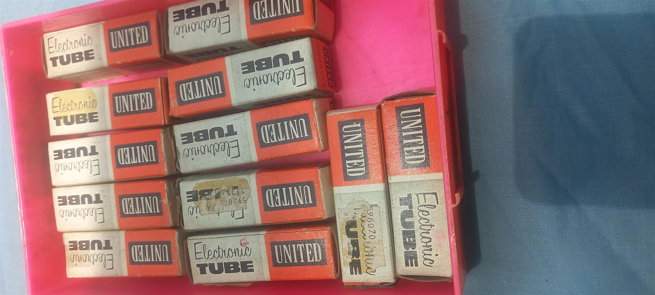 NOS (new old stock) ECC82 vacuum tubes