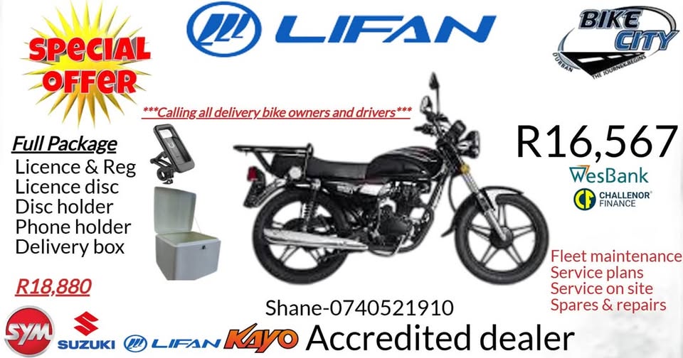 Lifan Machete 125 Delivery bike - Private Seller