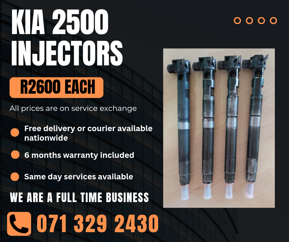 KIA 2500 DIESEL INJECTORS FOR SALE WITH WARRANTY - Private Seller KIA 2500 DIESEL INJECTORS FOR SALE WITH WARRANTY - Private Seller