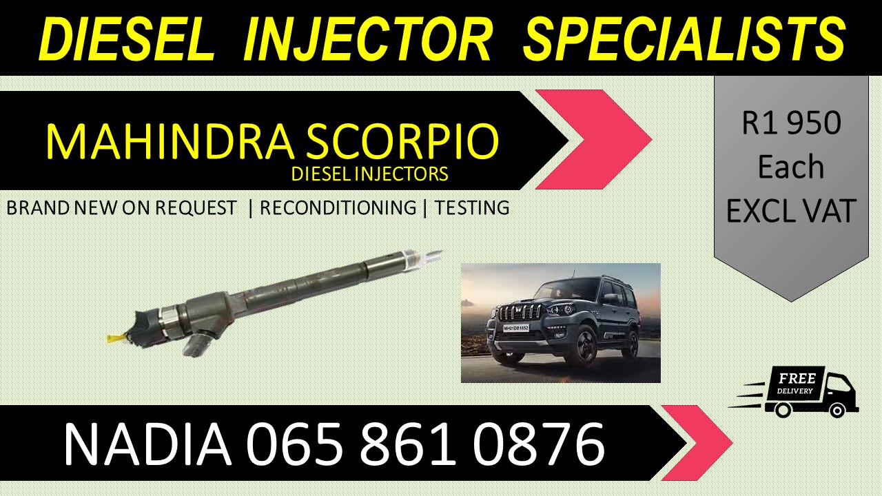 HIGH QUALITY MAHINDRA SCORPIO DIESEL INJECTORS FOR SALE - Private Seller HIGH QUALITY MAHINDRA SCORPIO DIESEL INJECTORS FOR SALE - Private Seller