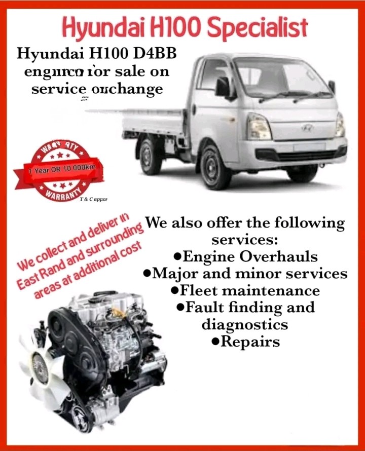 Complete reconditioned engine - Hyundai H100 D4BB non turbo - Private Seller