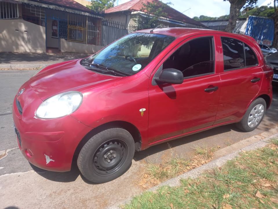 2015 Nissan Micra 1.2 Petrol, Manual, Maroon Color, Mileage 176000km Spare key.