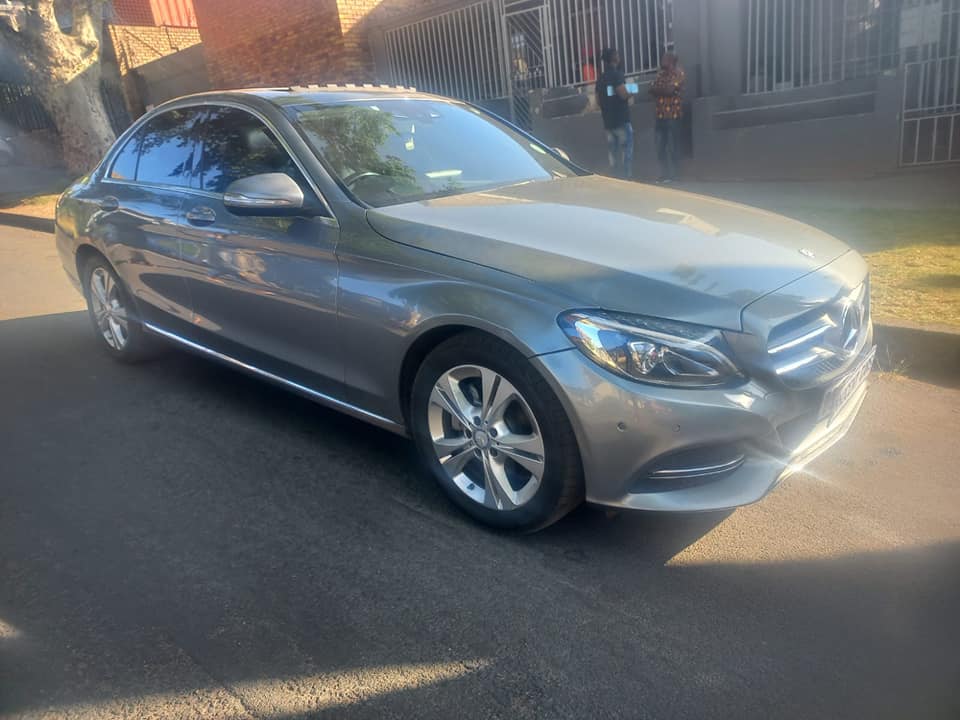 2015 MERCEDES BENZ C200 PETROL, AUTOMATIC, GREY COLOR, MILEAGE 110000KMS