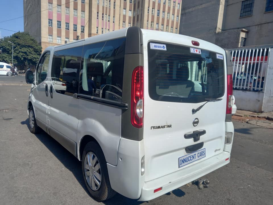 2008 NISSAN PRIMASTAR DCI 100 2.0 DIESEL, MANUAL, WHITE COLOR, MILEAGE