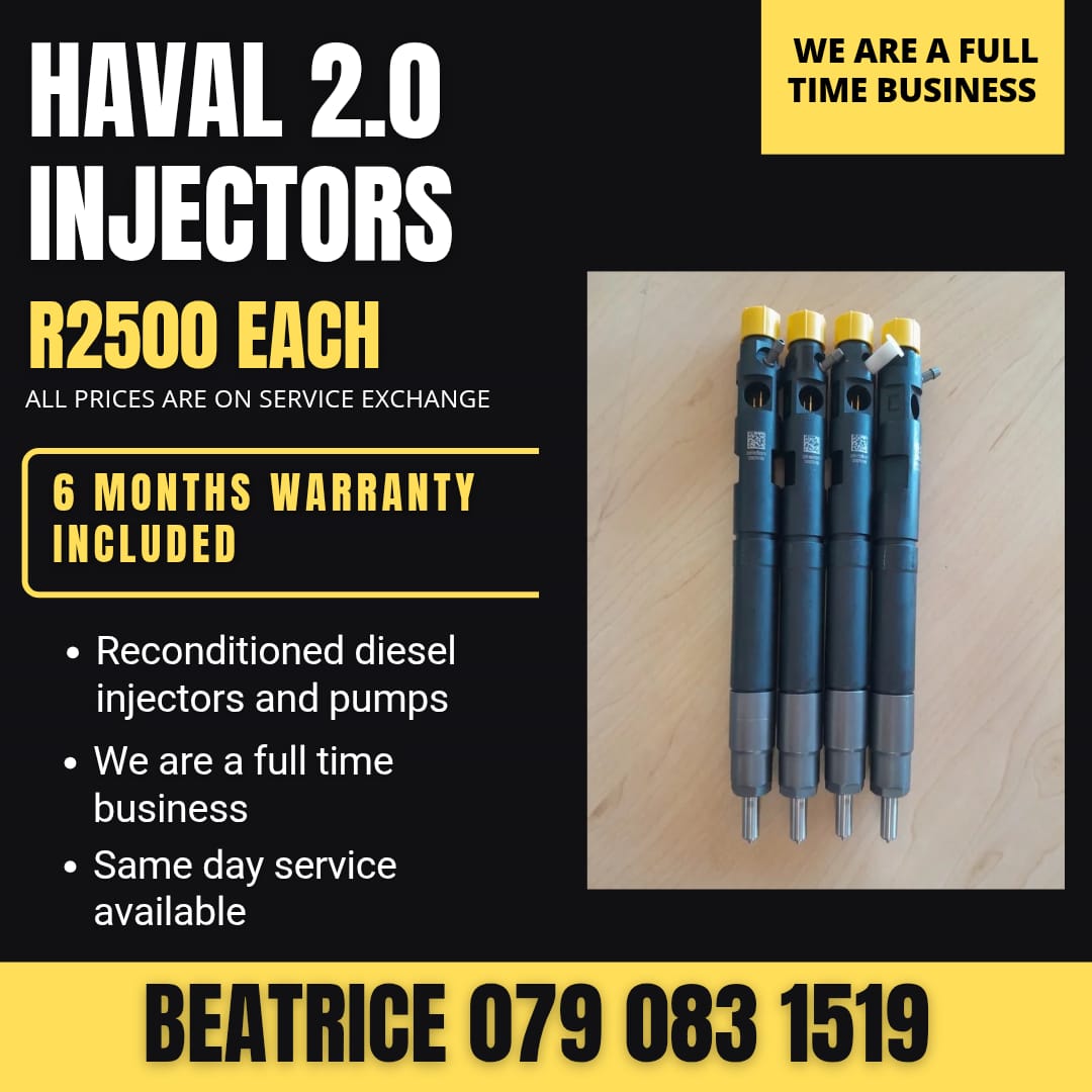 HAVAL 2.0 INJECTORS FOR SALE WITH WARRANTY - Private Seller HAVAL 2.0 INJECTORS FOR SALE WITH WARRANTY - Private Seller