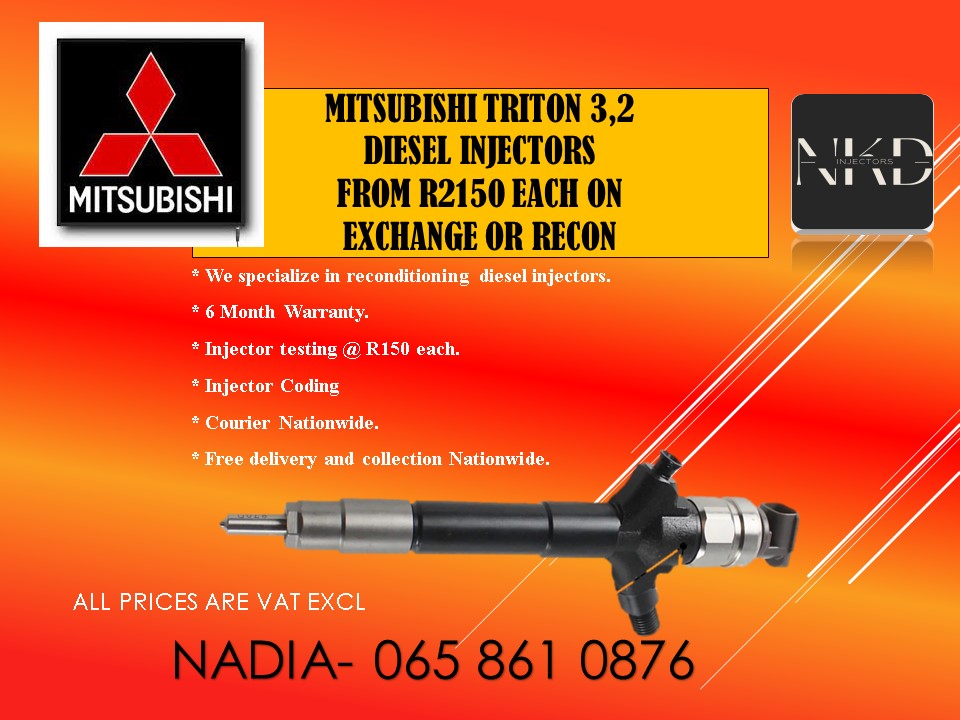 Mitsubishi diesel injectors for sale or recon with warranty - Private Seller Mitsubishi diesel injectors for sale or recon with warranty - Private Seller