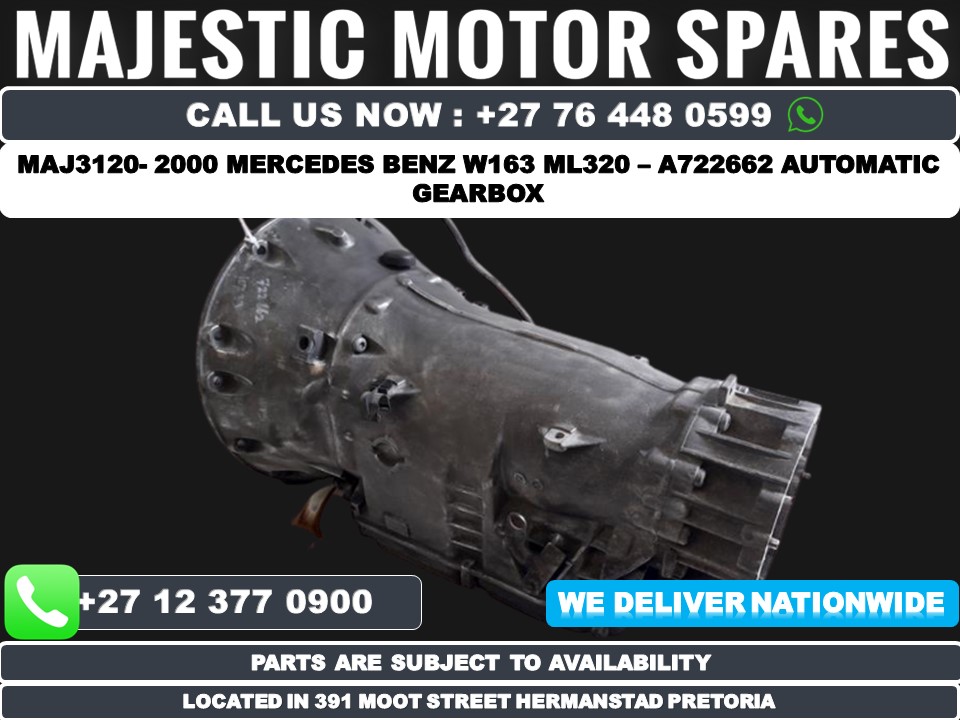 2000 Mercedes Benz W163 ML320 gearbox for sale - Private Seller 2000 Mercedes Benz W163 ML320 gearbox for sale - Private Seller