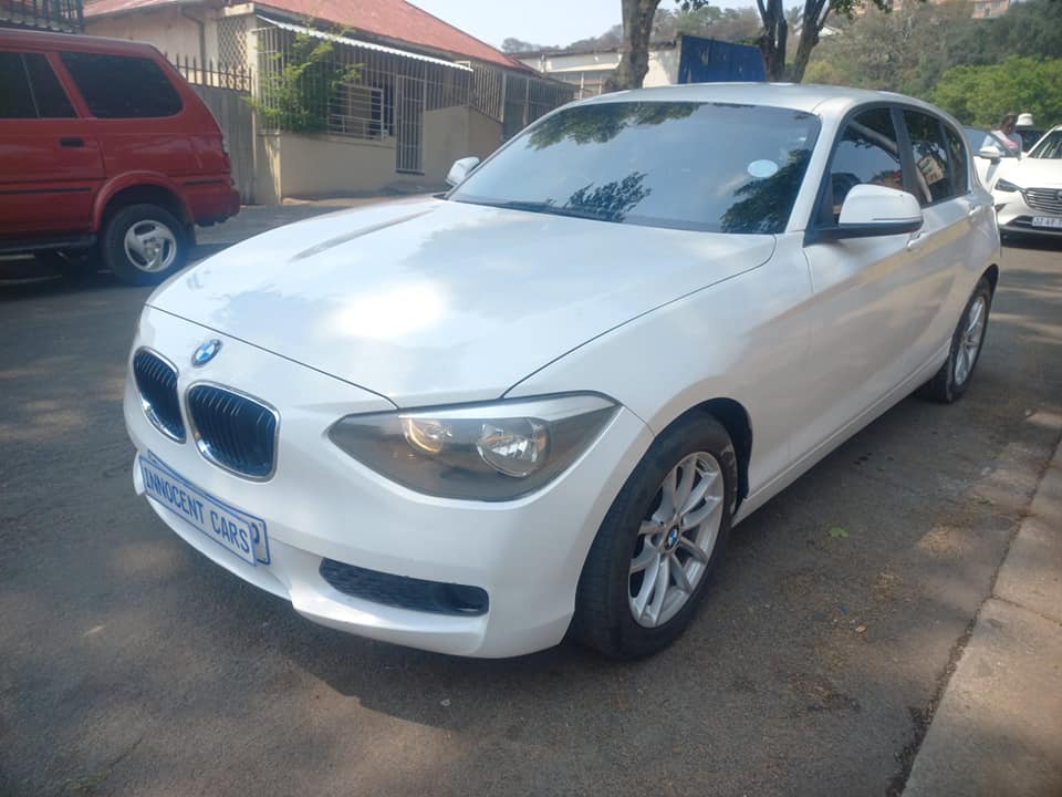 2014 BMW 118i F20 PETROL, AUTOMATIC, WHITE COLOR, MILEAGE 85000KMS