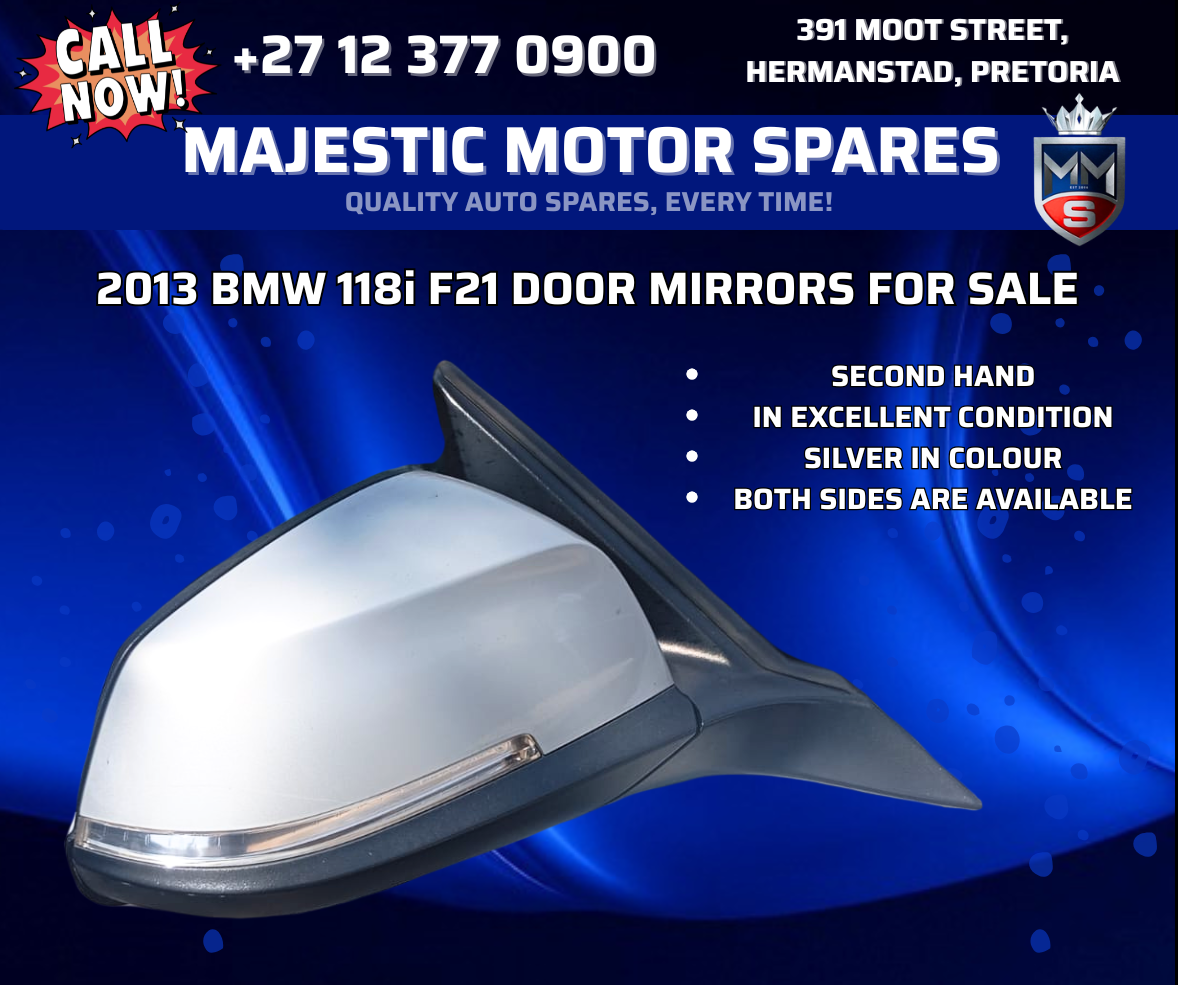 2013 BMW 118i F21 Door Mirrors – Used For Sale - Private Seller