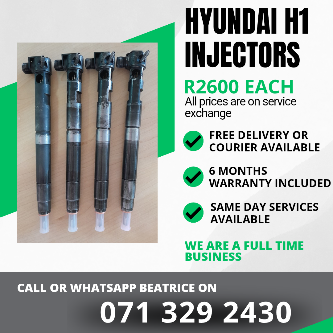 HYUNDAI H1 INJECTORS FOR SALE WITH WARRANTY ON - Private Seller HYUNDAI H1 INJECTORS FOR SALE WITH WARRANTY ON - Private Seller