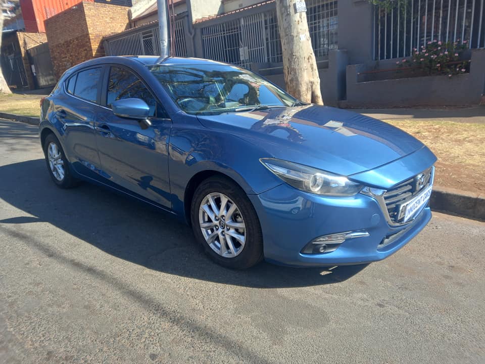 2019 MAZDA 3 1.6 ENGINE PETROL, MANUAL, MILEAGE 55000KMS, BLUE COLOR