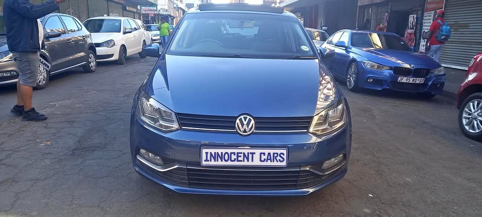 2017 VW POLO 6 Tsi 1.4 PETROL, MANUAL TRANSMISSION,  BLUE COLOUR, 91000KM