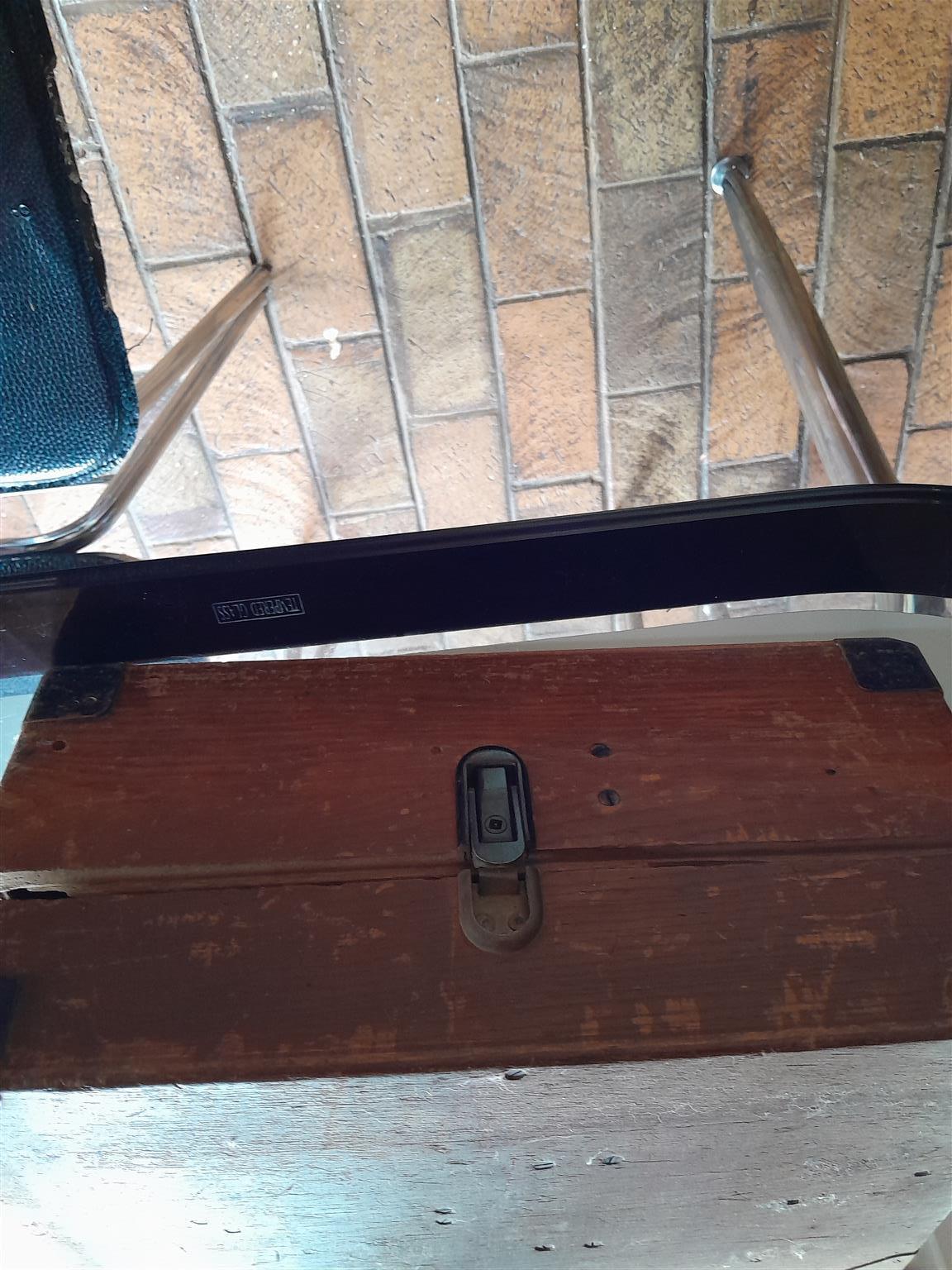 Tedioliet en dumpy level met Tripod,nog oorspronklik