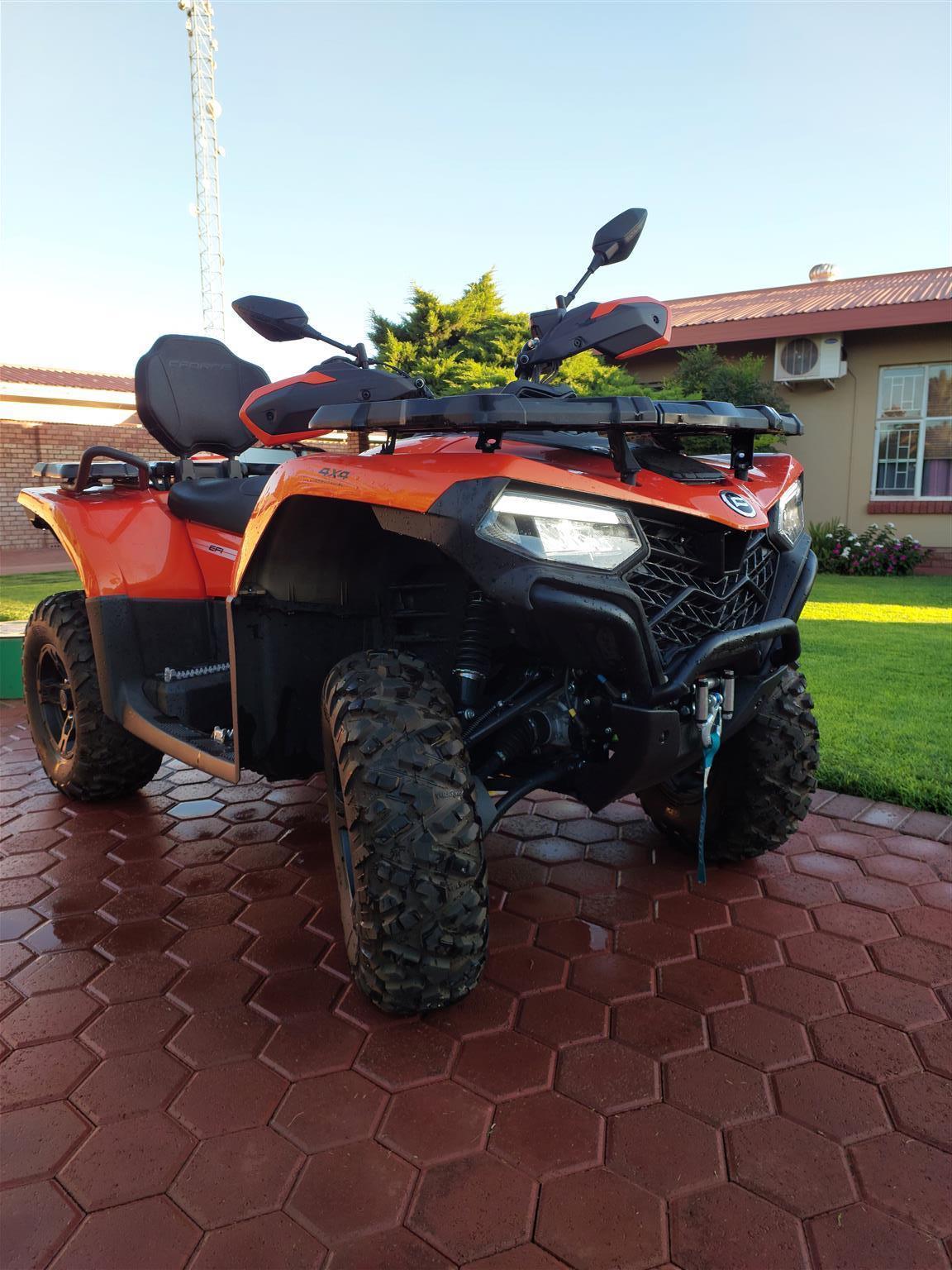 Quad including trailer