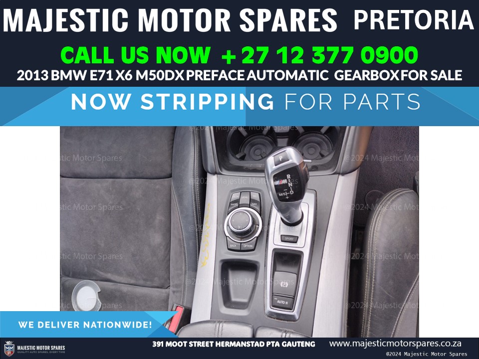 Used 2013 BMW E71 X6 M50d Preface Automatic Gearbox for Sale - Private Seller Used 2013 BMW E71 X6 M50d Preface Automatic Gearbox for Sale - Private Seller