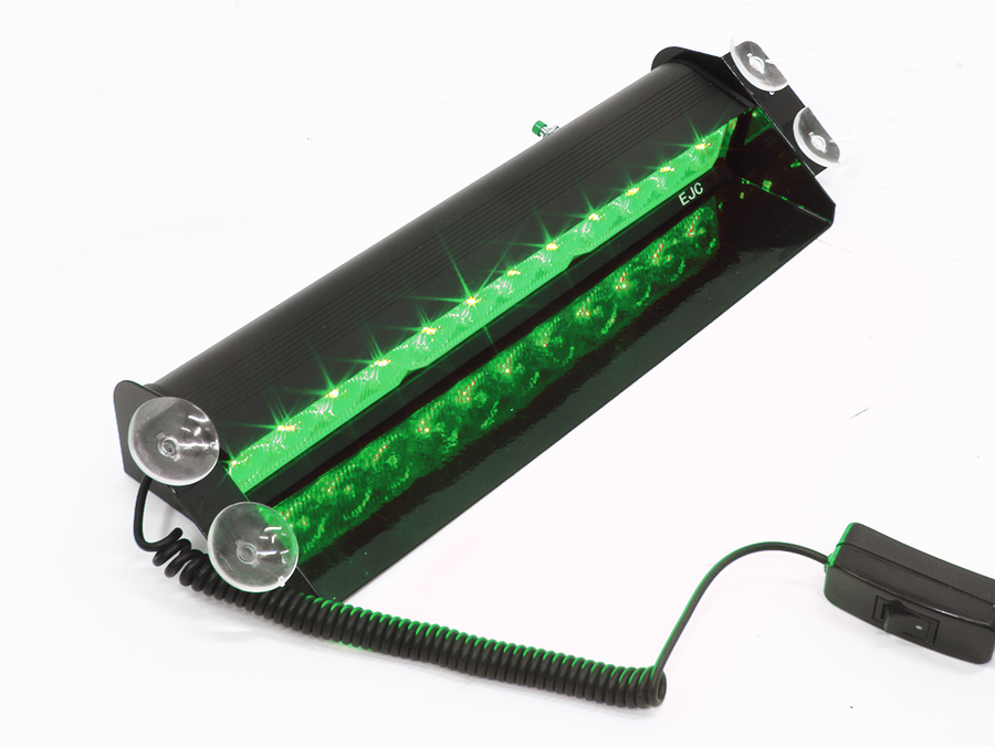 Dash Mount 12v Emergency Strobelight (green)