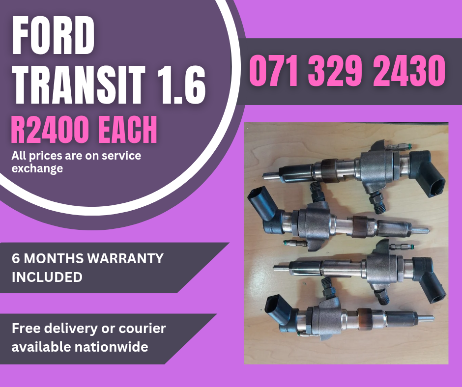 FORD TRANSIT 1.6 INJECTORS FOR SALE WITH WARRANTY ON - Private Seller FORD TRANSIT 1.6 INJECTORS FOR SALE WITH WARRANTY ON - Private Seller