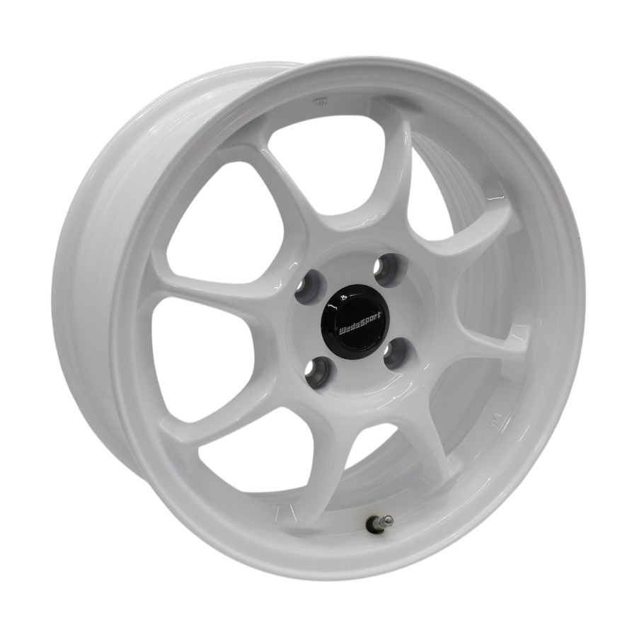 15″ M7845 4/100 White Alloy Wheels