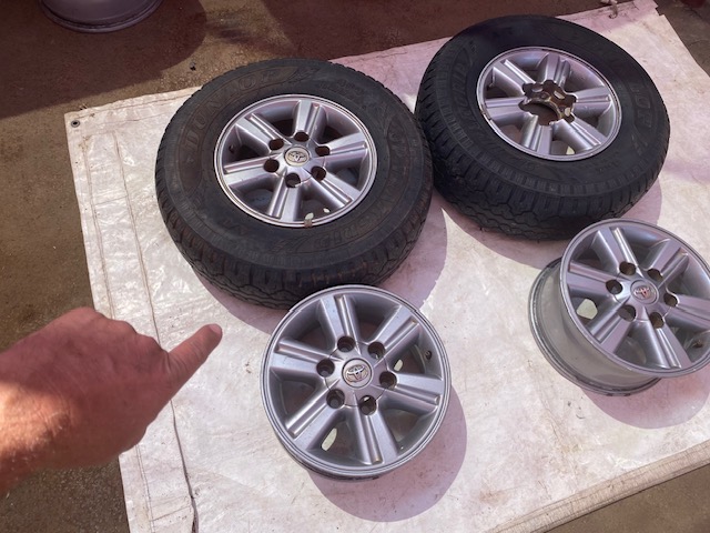 Mag Wheels Toyota Hilux Mags 15" Original OE Wheel Set of 4.