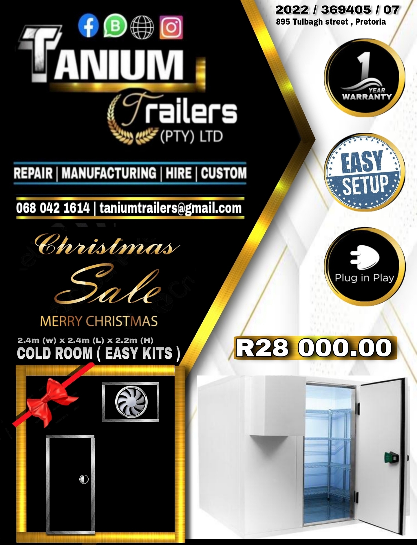 cold room kits for sale