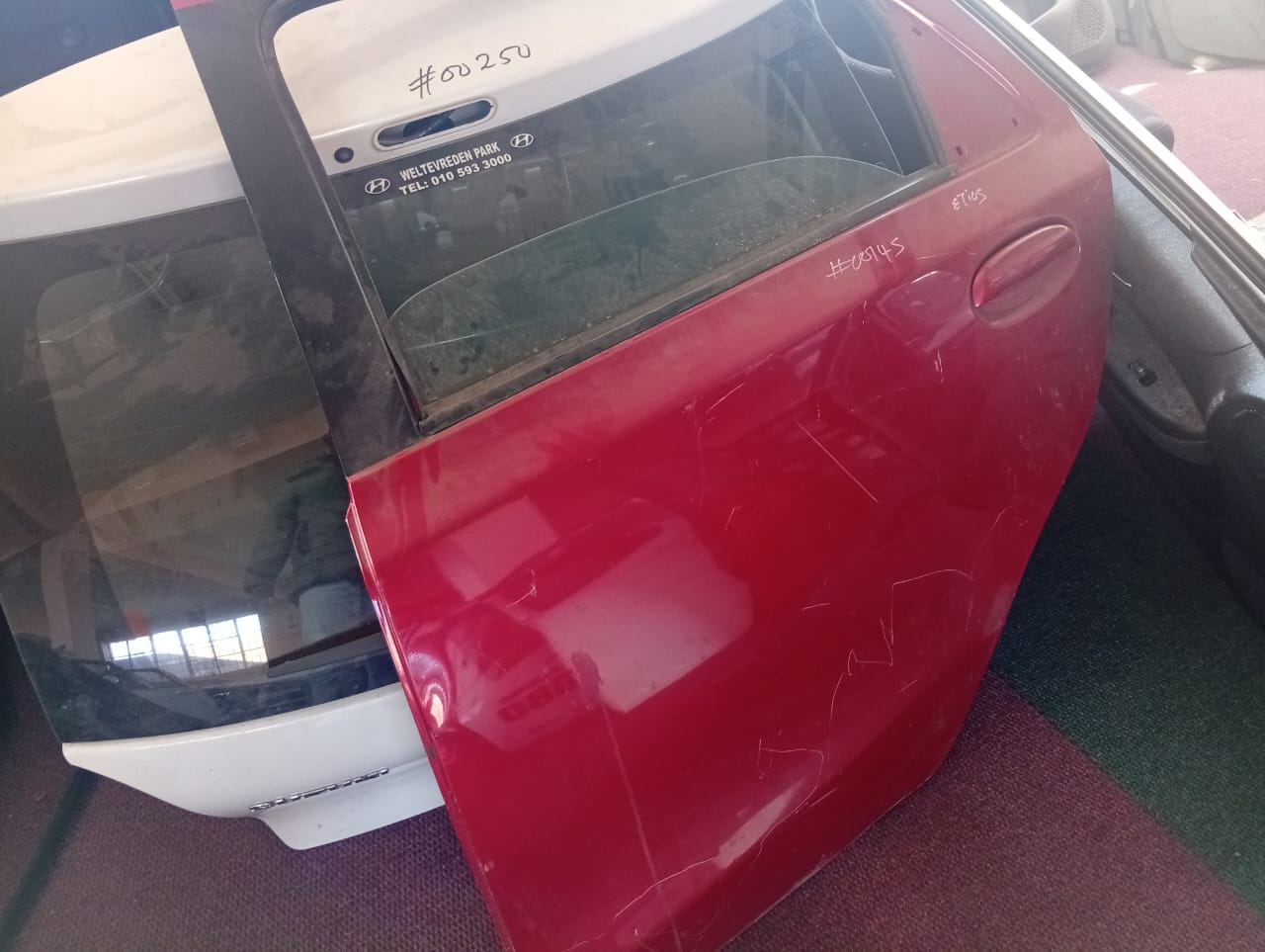 ETIOS DOOR LEFT Back Door Spares for Sal