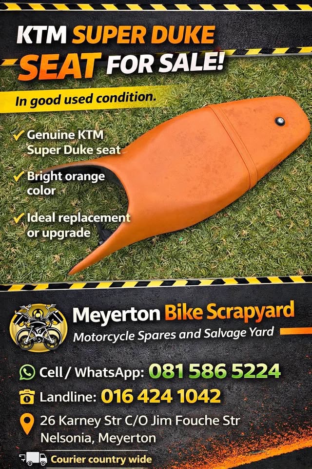 KTM Super Duke seat - Private Seller KTM Super Duke seat - Private Seller