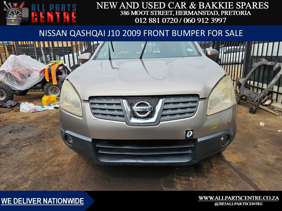 Nissan Qashqai J10 2009 front bumper – in excellent used condition Nissan Qashqai J10 2009 front bumper – in excellent used condition