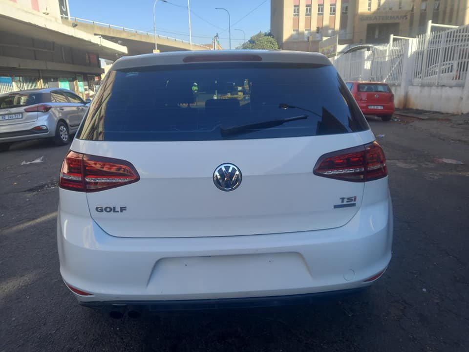 2014 GOLF 7 TSI 1.4 PETROL, MANUAL, WHITE COLOUR, MILEAGE 136000KM