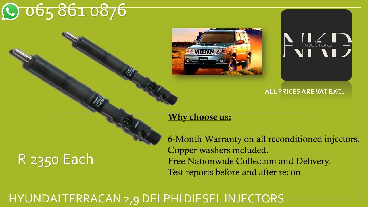 Terrican Hyundai injectors for sale - Private Seller Terrican Hyundai injectors for sale - Private Seller