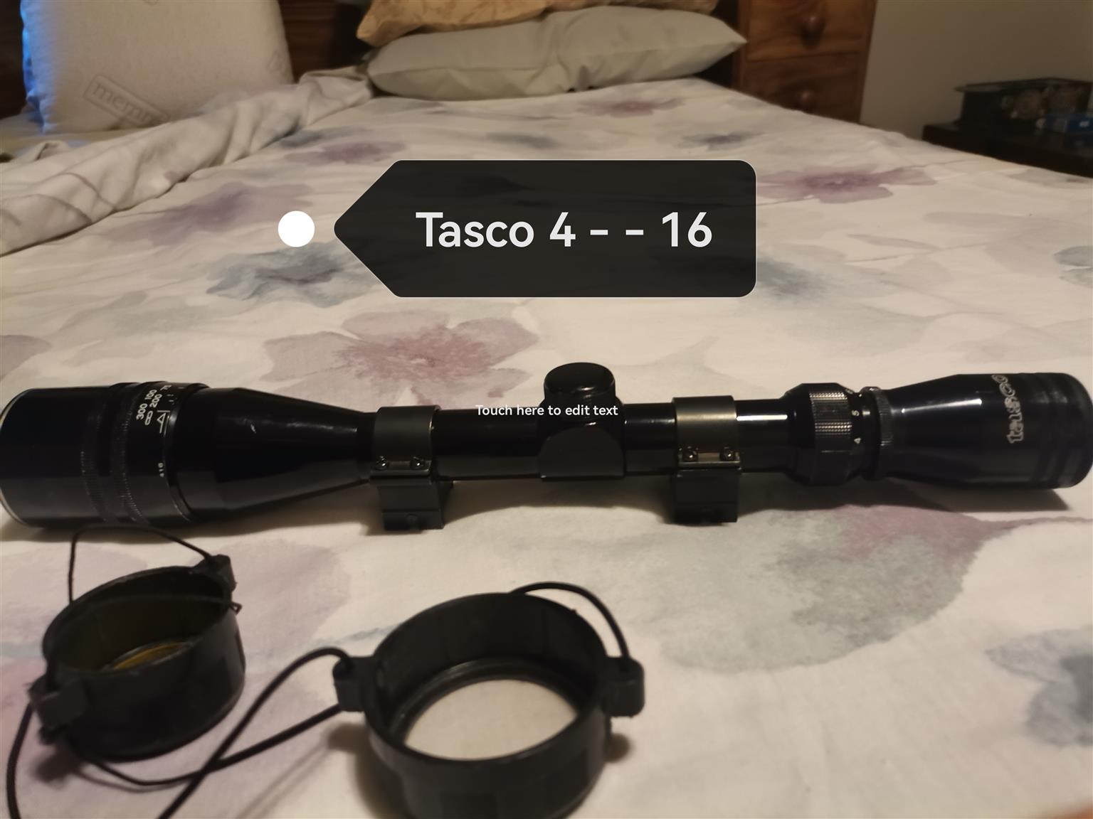 Tasco scope 4 --16 invery good condition