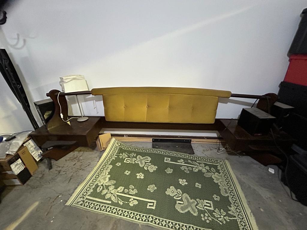 Antique 2 Draw Dresser with Headboard