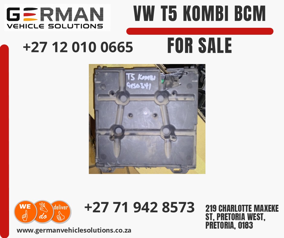 VW T5 kombi body control module (bcm) second-hand in good condition VW T5 kombi body control module (bcm) second-hand in good condition
