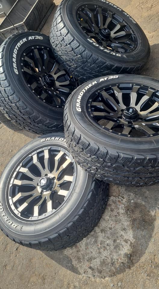 Vw Amarok Brand new mags +tyres Dunlop (new mags +tyres used 265/60/18 Dunlop  @Rayan tyres and mags - Private Seller