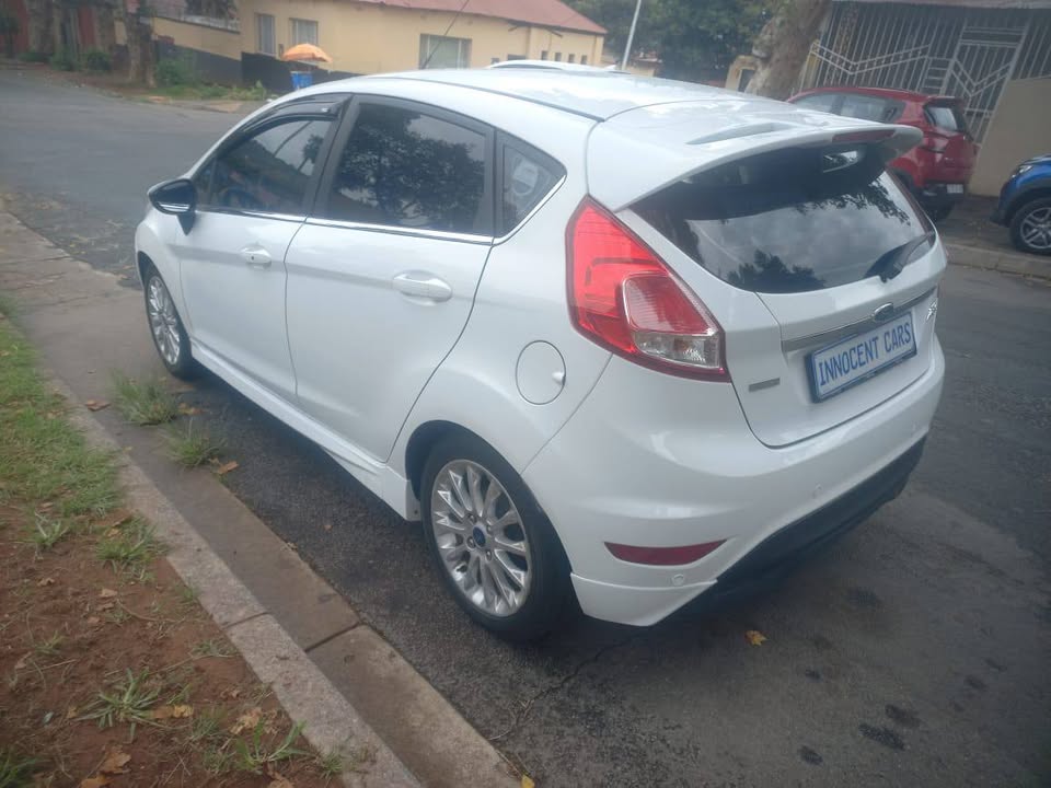 Ford Fiesta 1.0 Ecoboost Petrol, 2015 Model, Manual, White color, Mileage 77000kms