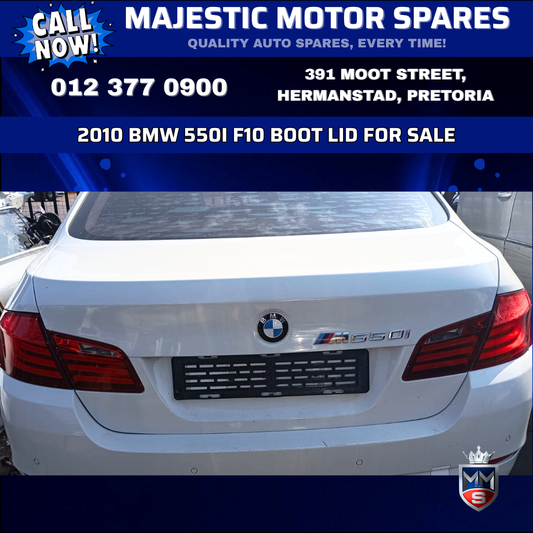 2010 BMW 550i F10 Boot Lid – Used - Private Seller 2010 BMW 550i F10 Boot Lid – Used - Private Seller