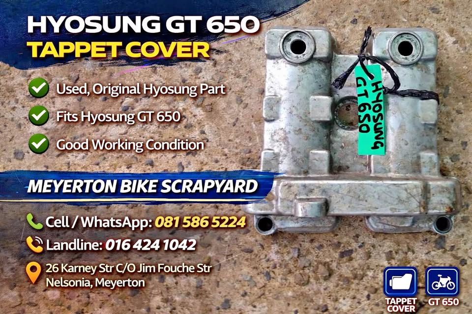 Hyosung GT 650 tapped cover. - Private Seller Hyosung GT 650 tapped cover. - Private Seller